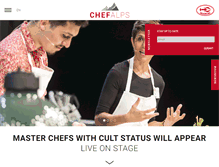 Tablet Screenshot of chef-alps.com